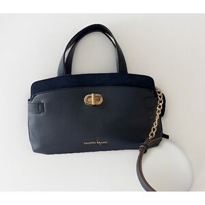 Nanette Lepore Katt Colorblock Satchel In Blue Crossbody VGUC